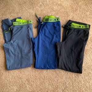 Med Couture Activate Scrub Pants (Lot of 3)